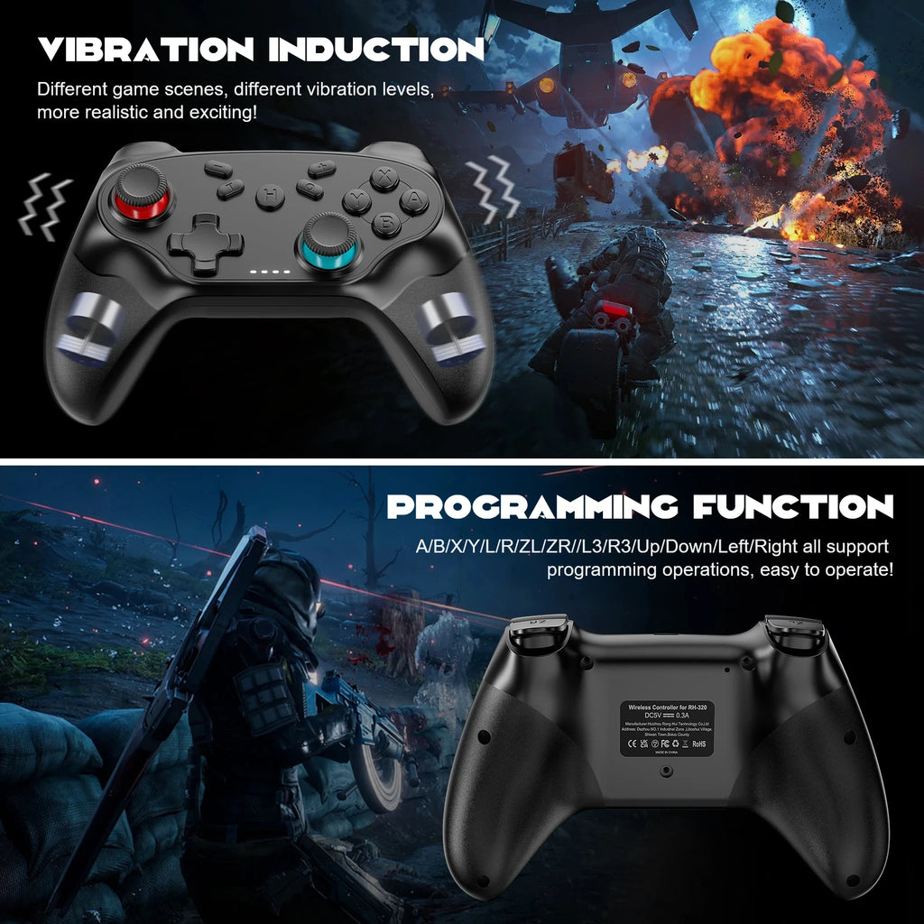 Universal Wireless Game Controller - Switch, iOS, Android & PC