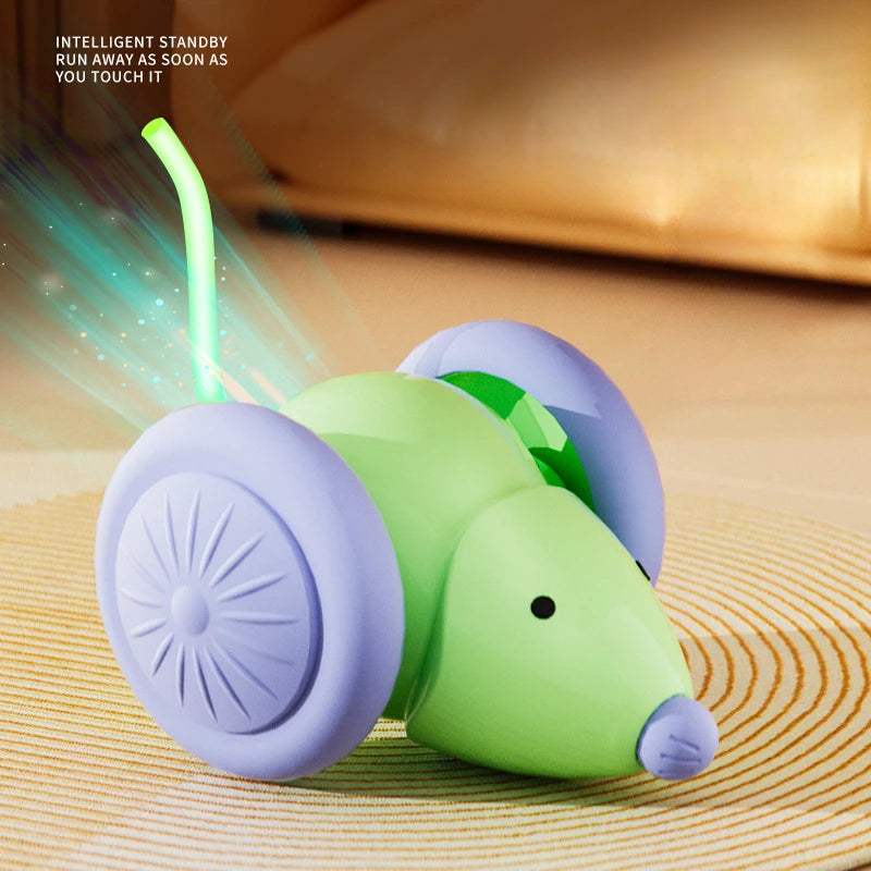 Interactive Cat Toy - Automatic Moving Mouse Car