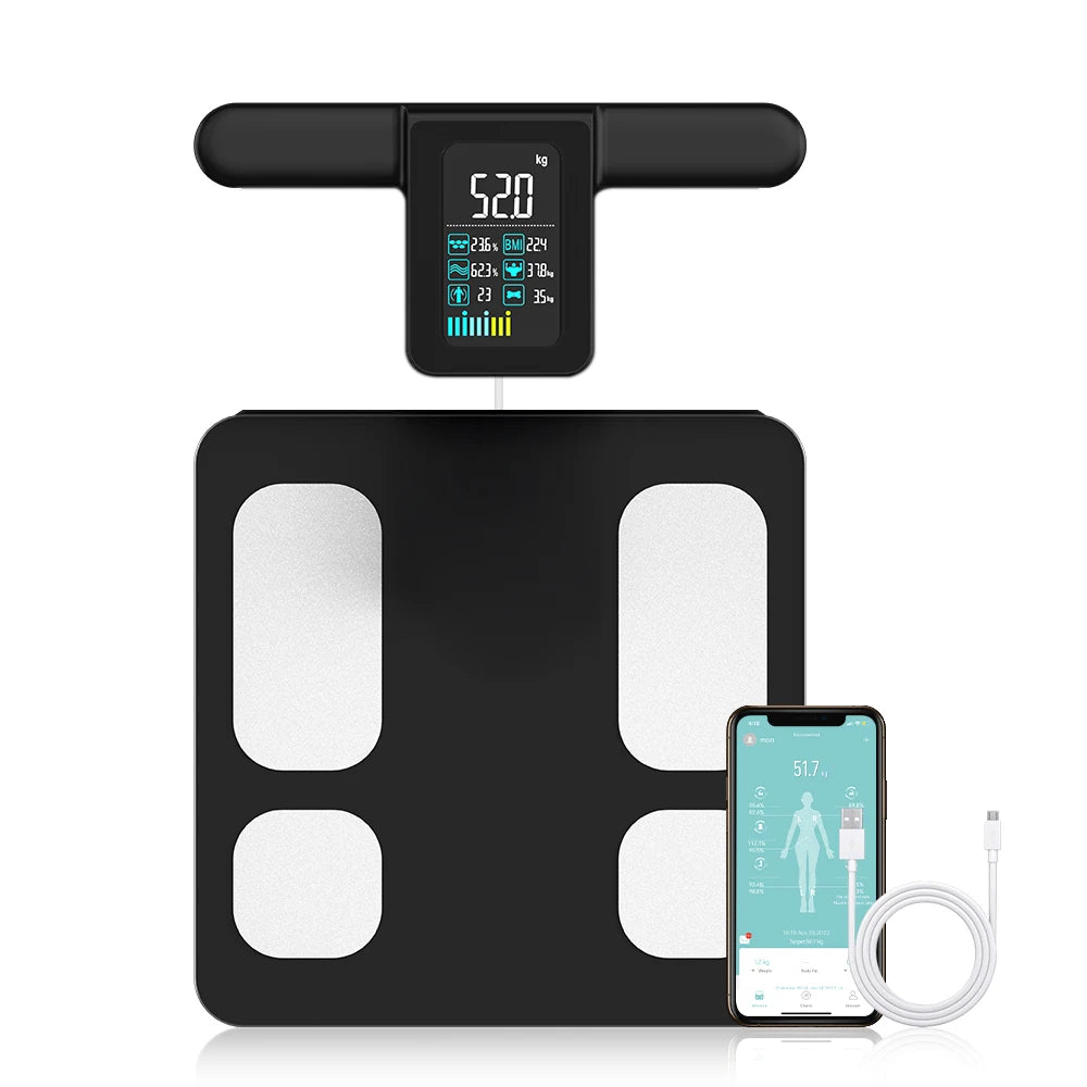 Smart 8-Electrode Bioimpedance Scale - Full Body Metrics