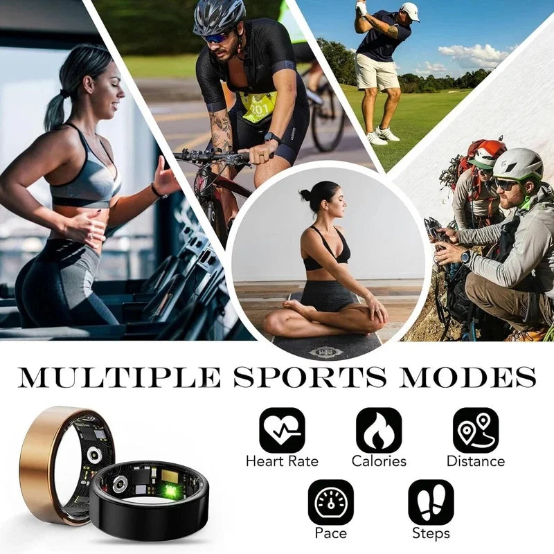 Smart Health Ring - 24H Heart Rate, Sleep & Fitness Tracker