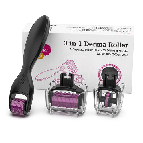 3-in-1 Microneedle Derma Roller - detail view