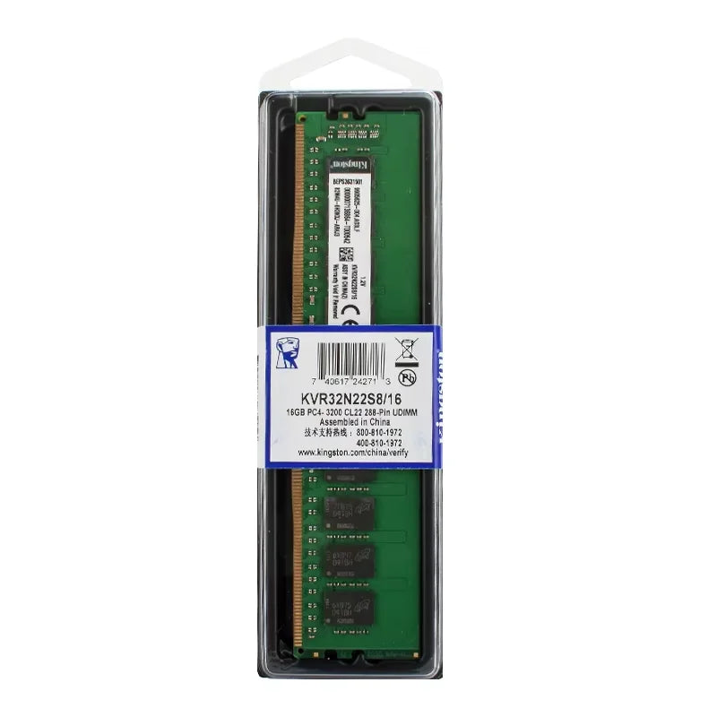 Kingston Desktop RAM - DDR3 & DDR4, 4GB to 16GB
