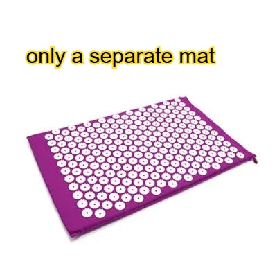 Acupressure Mat & Pillow Set - Relaxation Mat for Back, Neck & Feet