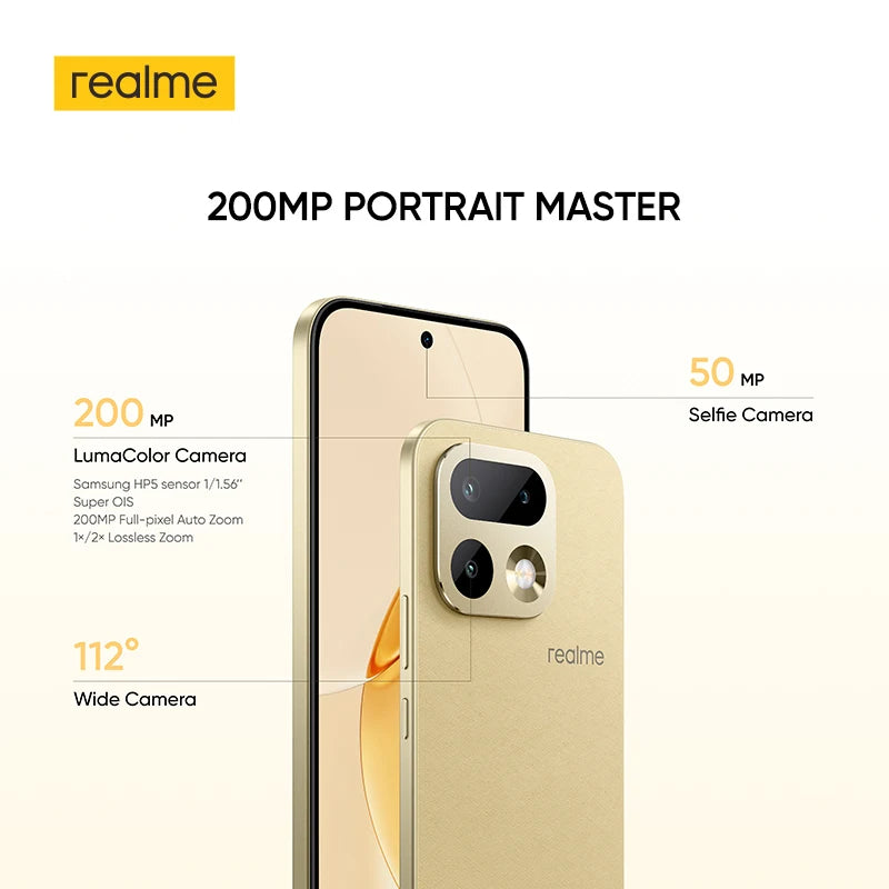 200MP LumaColor main camera and 50MP selfie camera