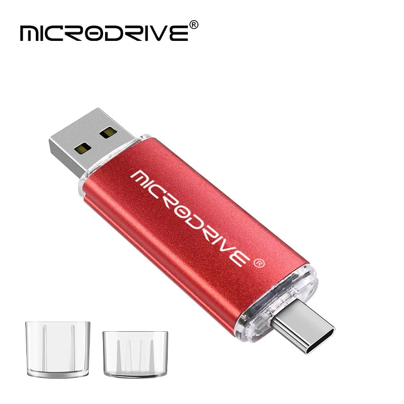 Type-C OTG Flash Drive - Dual Connector, 4GB to 128GB