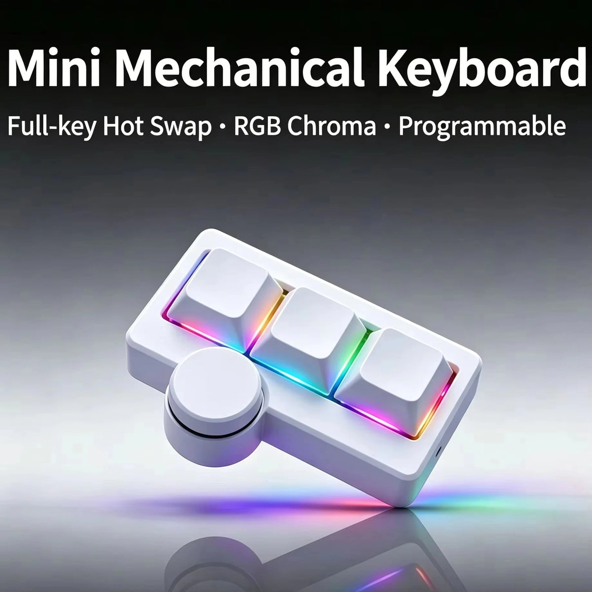 Hot-Swappable RGB Mini Mechanical Keyboard