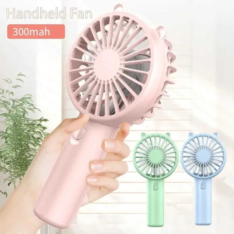 Rechargeable Handheld & Desk Fan - detail view