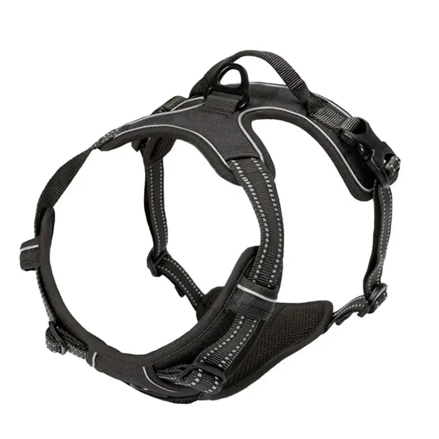 No-Pull Dog Harness - Reflective Front-Clip Harness with Handle