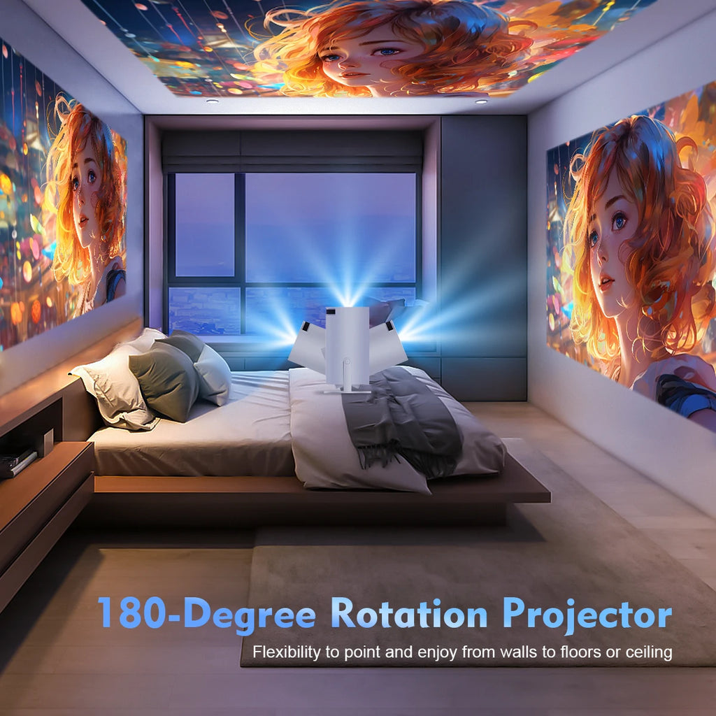 Magcubic HY300 Pro Smart Projector - Android 14, Dual WiFi 6, 290 ANSI