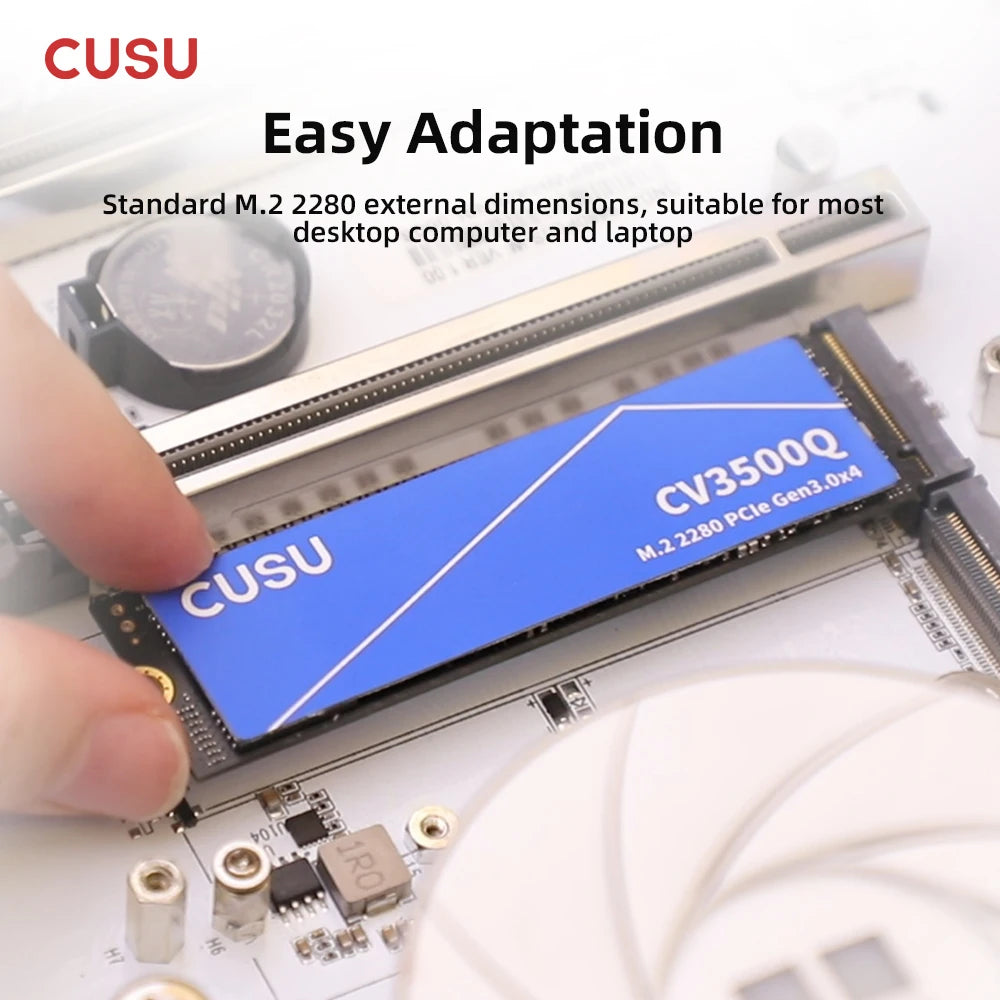 CUSU M.2 NVMe Internal SSD - 512GB to 2TB PCIe 3.0