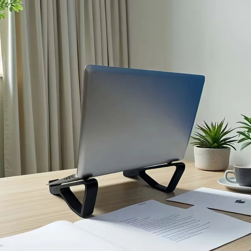 Ergonomic Adjustable Laptop Stand - Tilt & Height Riser for MacBook & PC