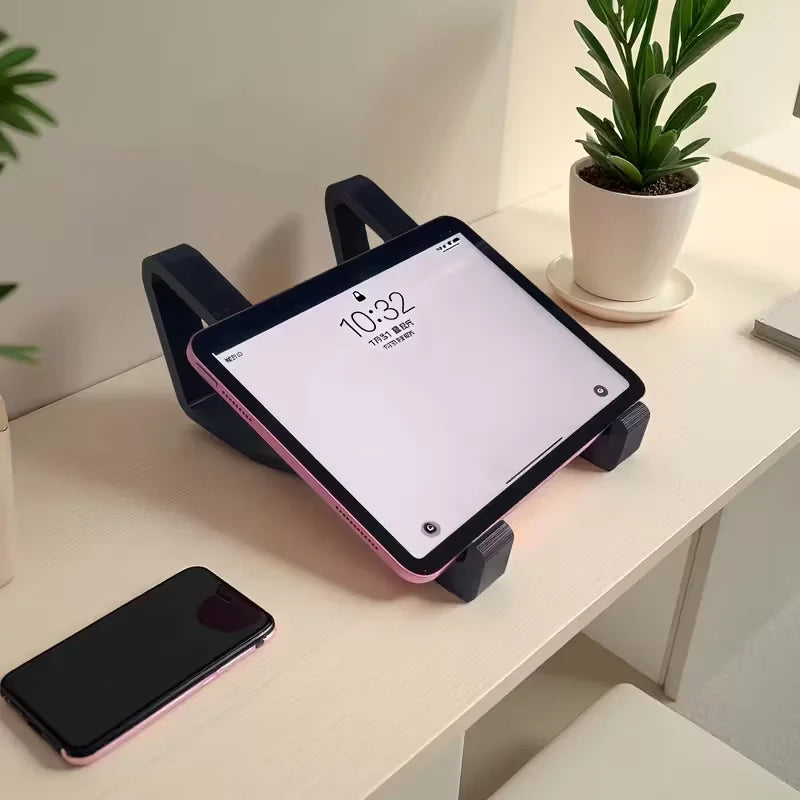 Ergonomic Adjustable Laptop Stand - Tilt & Height Riser for MacBook & PC