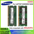 Samsung DDR4 Laptop SODIMM - 4GB to 16GB, 2400-3200MHz