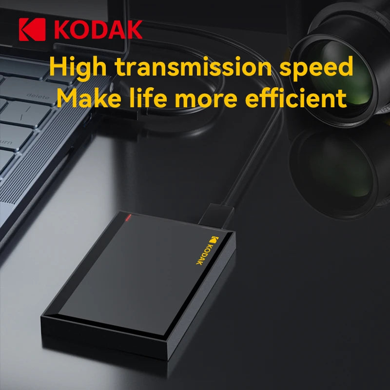 Kodak P190 Portable Hard Drive - 500GB to 2TB, 5Gbps USB 3.0