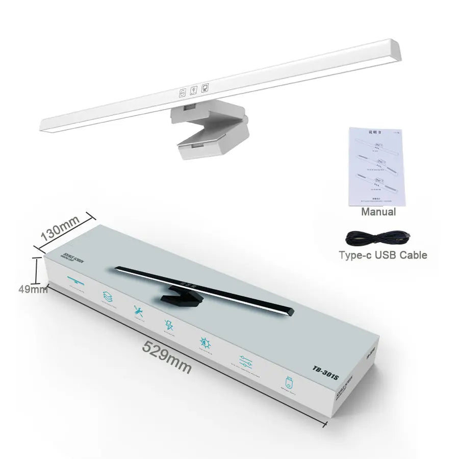 Monitor Light Bar - USB Screen Lamp with Stepless Dimming, No Screen Glare