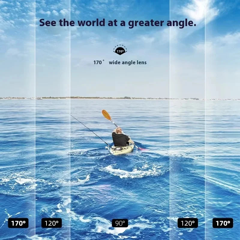 ANSVICAM 5K Action Camera - 4K60 with EIS & Waterproof Case