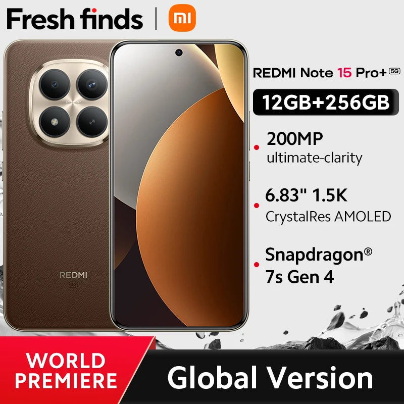Xiaomi Redmi Note 15 Pro+ 5G - Global Version, Snapdragon