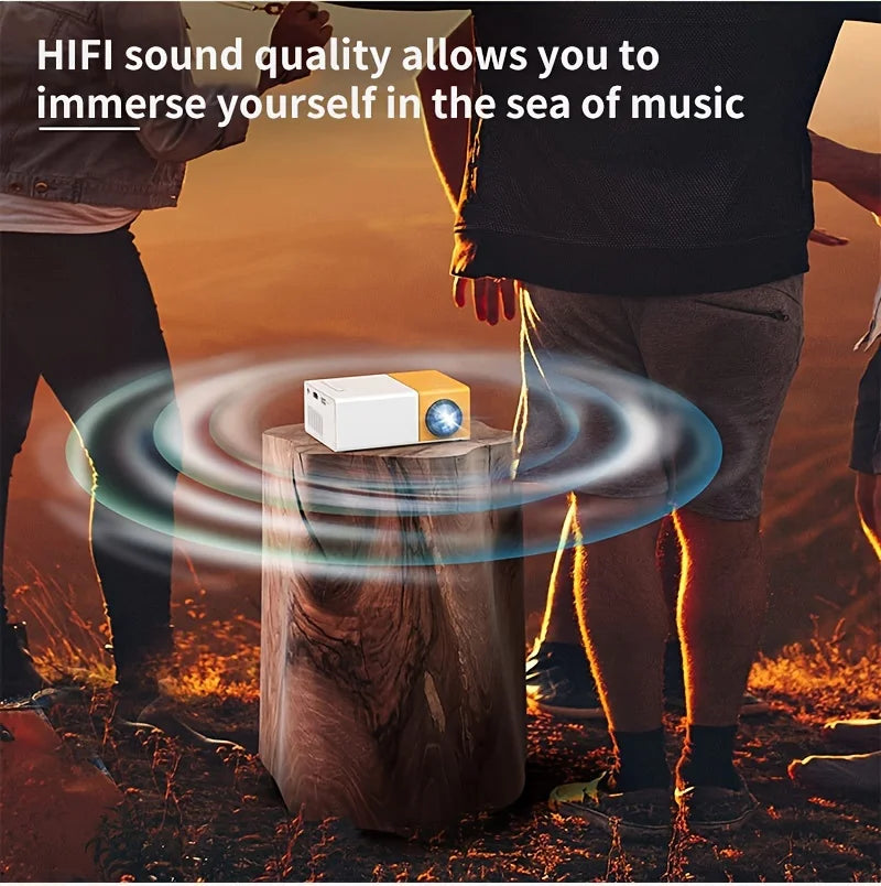 Mini Portable HD Projector - detail view