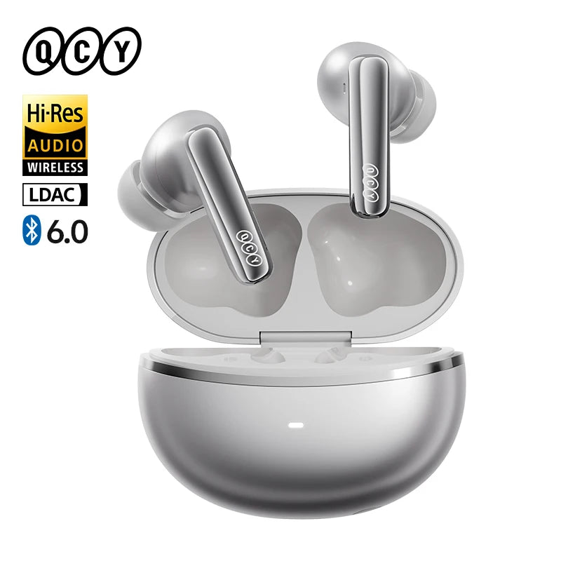 QCY MeloBuds N70 Earbuds - Adaptive ANC, LDAC Hi-Res Audio