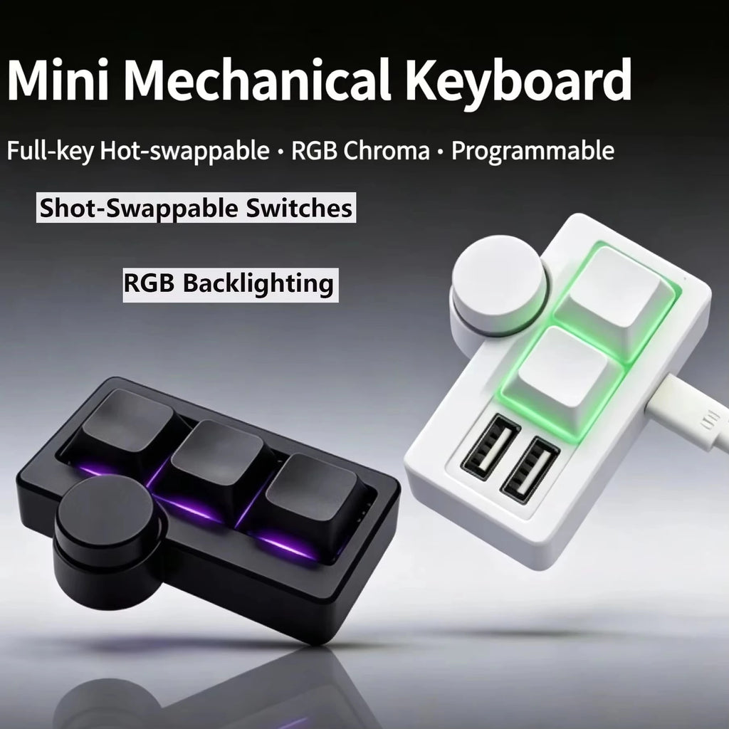 Hot-Swappable RGB Mini Mechanical Keyboard