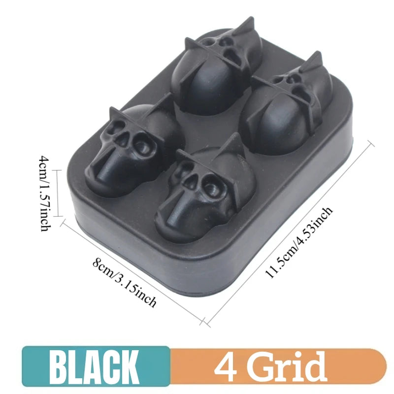 Set of silicone ice moulds laid out together