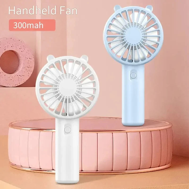 Rechargeable Handheld & Desk Fan - Silent