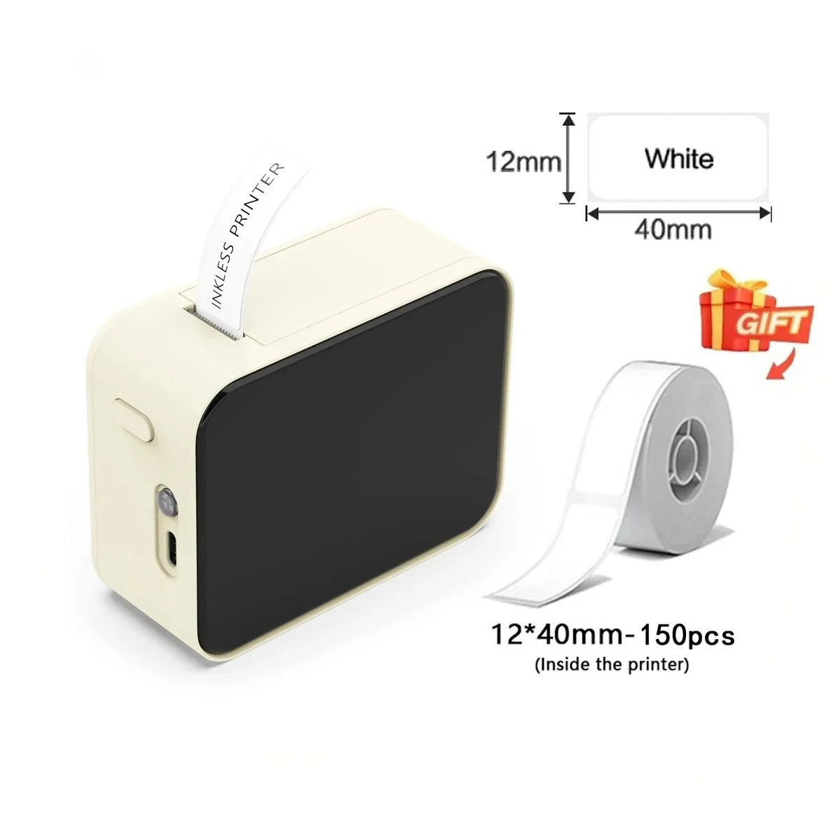 MarkLife P15 Mini Label Printer - Bluetooth Thermal, No Ink