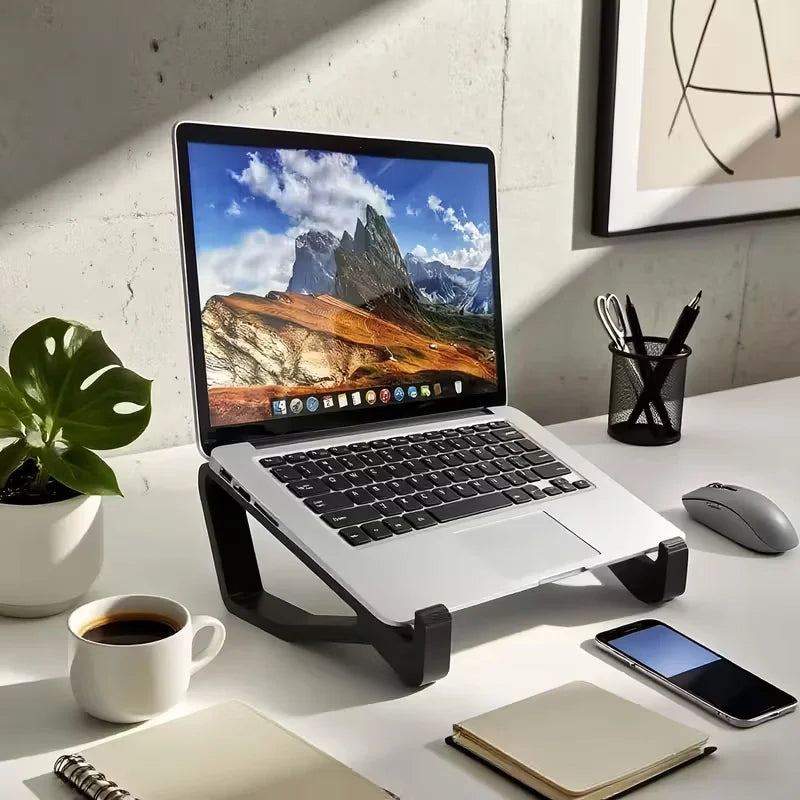 Ergonomic Adjustable Laptop Stand - Tilt & Height Riser for MacBook & PC