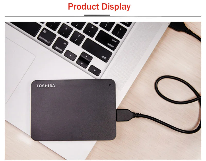 Portable External Hard Drive - 500GB to 2TB USB 3.0
