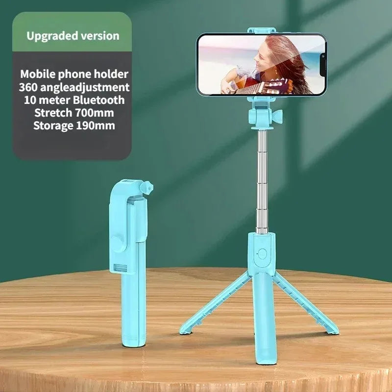 Selfie Stick Tripod with Bluetooth Remote & Fill Light