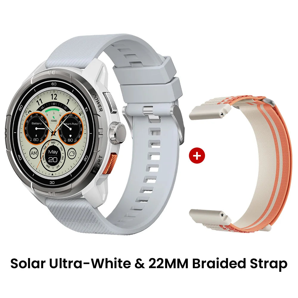 HAYLOU Solar Ultra GPS Smartwatch - 1.6" AMOLED, 5ATM Waterproof