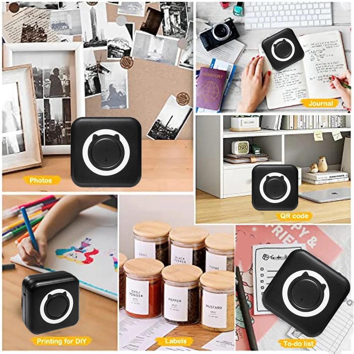 Mini Portable Photo Printer - detail view