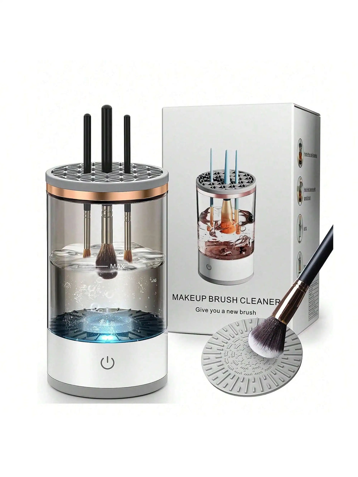 Electric Makeup Brush Cleaner - detail view