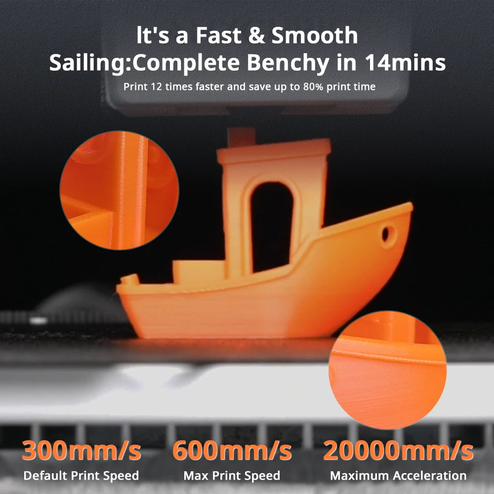 ANYCUBIC Kobra X 3D Printer - 600mm/s High-Speed FDM
