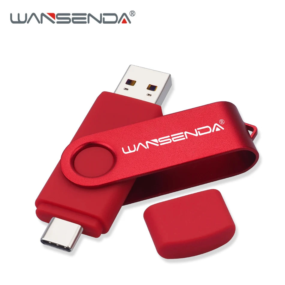 WANSENDA USB 3.0 Type-C OTG Drive - 16GB to 512GB