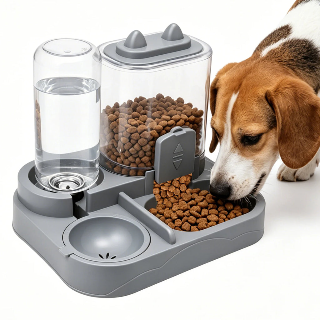 Automatic Pet Feeder - 2-in-1 Food & Water Dispenser