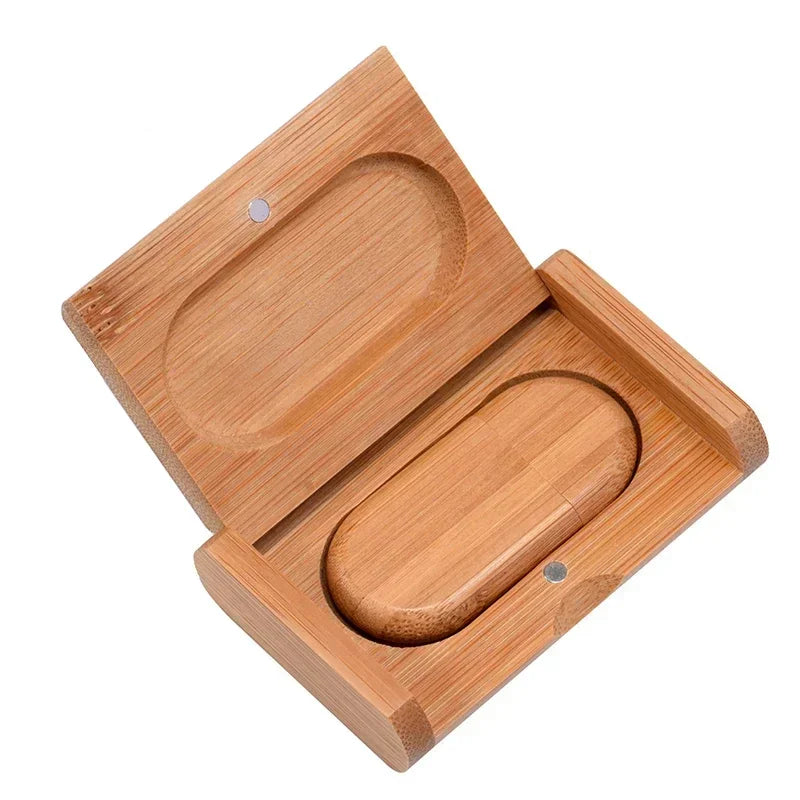 Wooden USB Flash Drive - 8GB to 128GB Keepsake Pen Drive