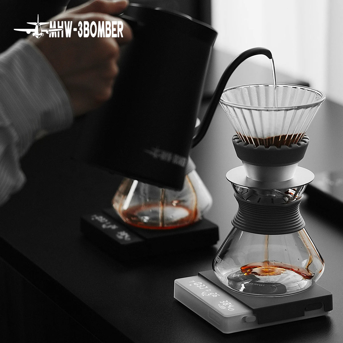 MHW-3BOMBER Digital Coffee Scale - High Precision with Timer