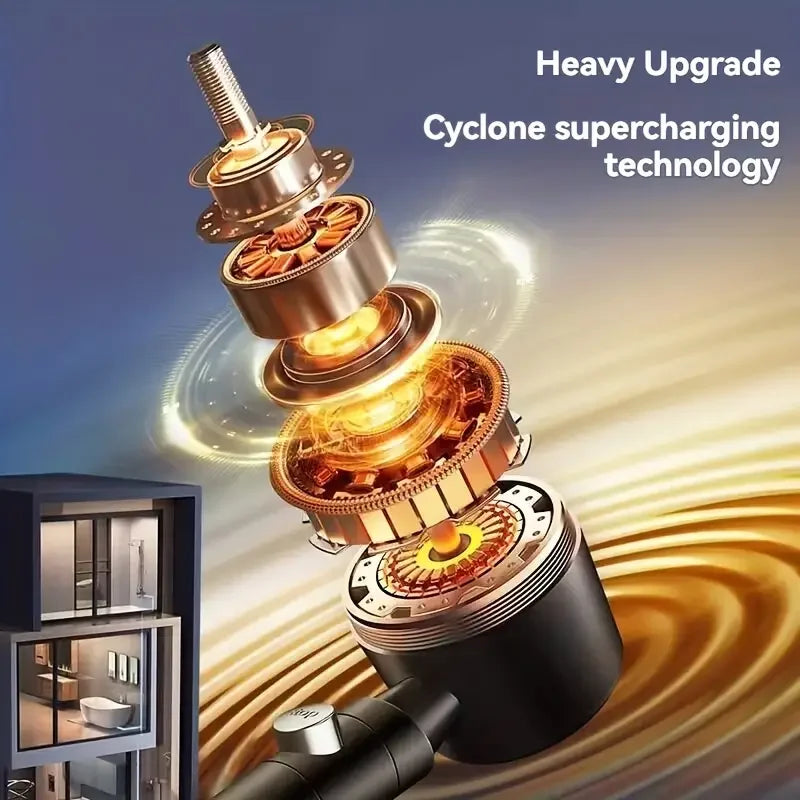 Filtered High-Pressure Shower Head - 5-Mode Handheld Shower