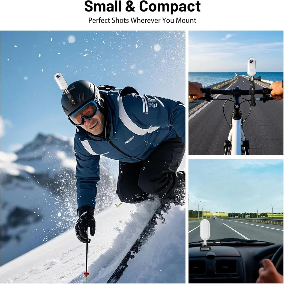 Mini 4K Magnetic POV Camera - Wearable Chest & Body Cam