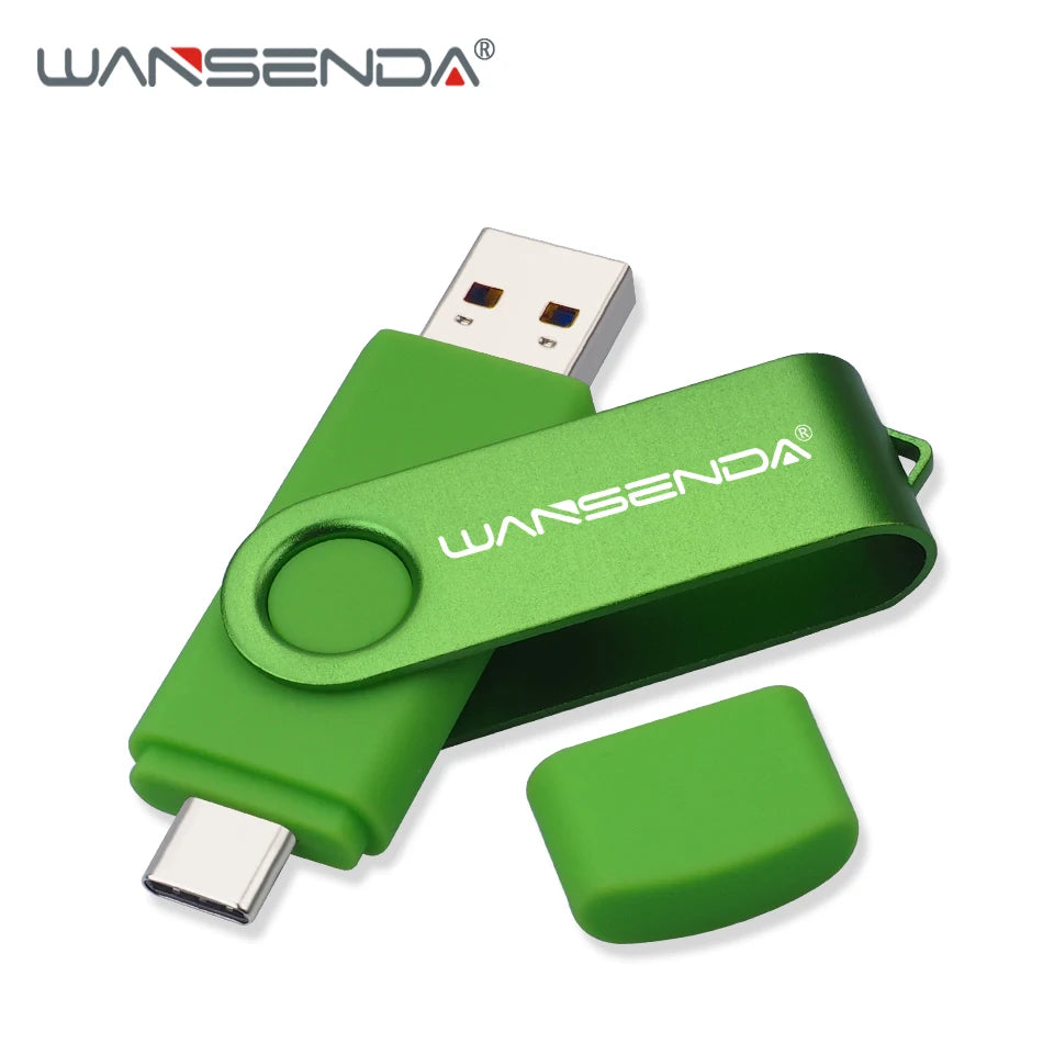 WANSENDA USB 3.0 Type-C OTG Drive - 16GB to 512GB