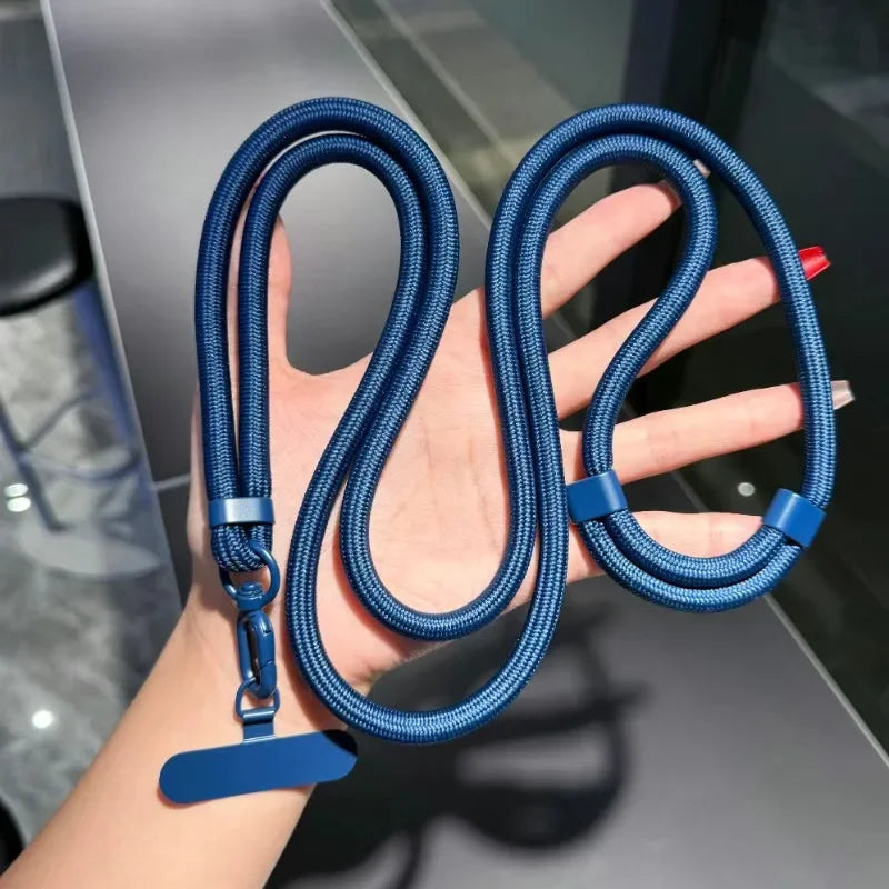 Crossbody Phone Lanyard - Adjustable Neck Strap with Universal Patch