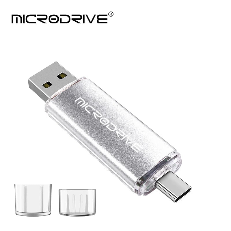 Type-C OTG Flash Drive - Dual Connector, 4GB to 128GB
