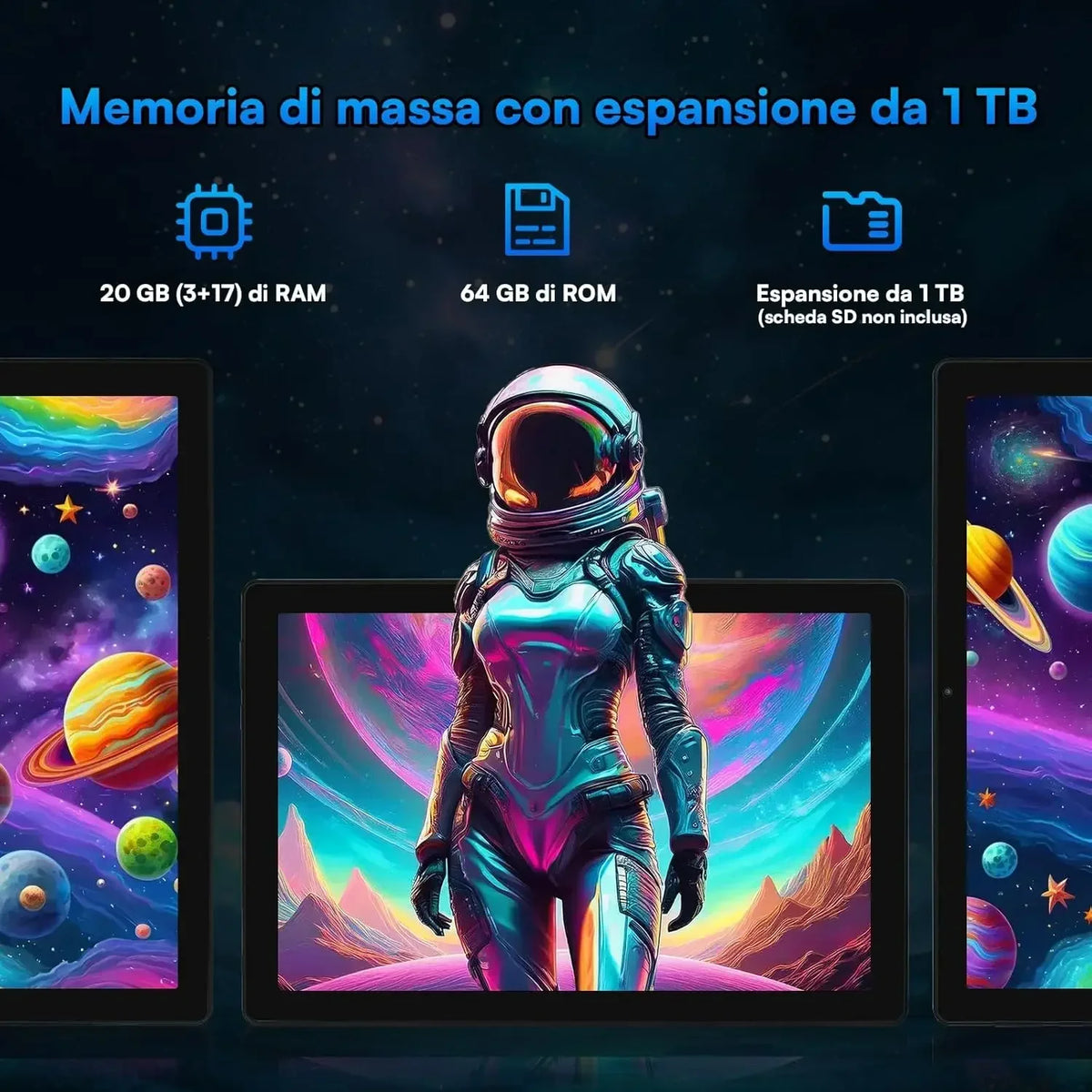 URAO 10" Octa-Core Android 15 Tablet - Dual SIM 4G
