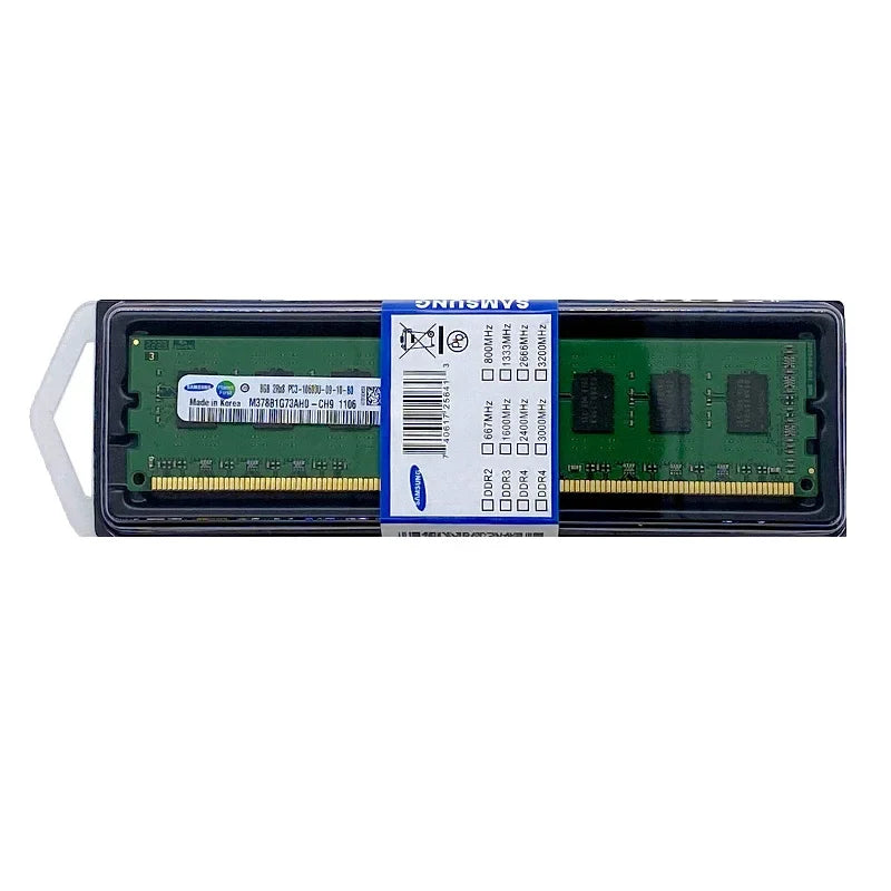 Samsung DDR3 & DDR3L Desktop RAM - 2GB to 8GB DIMM