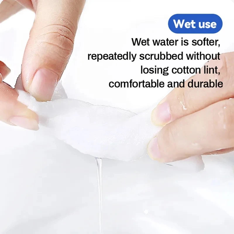 Cotton Facial Cleansing Towels - 100 Count