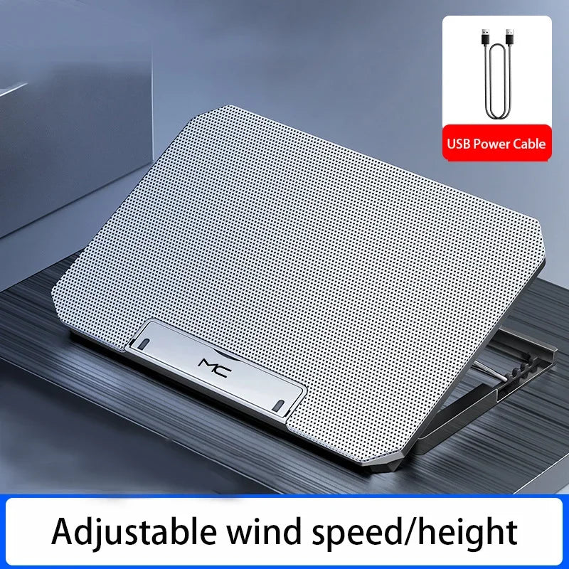 Laptop Cooling Pad - Quiet Dual-Fan Stand for 12-16 Inch Gaming Laptops