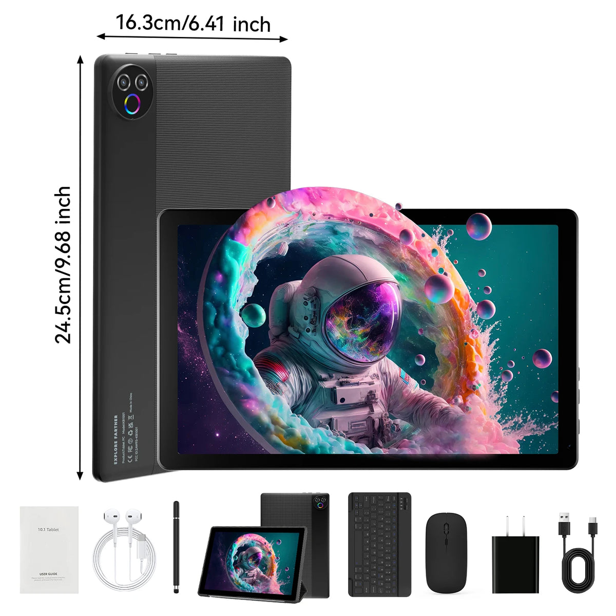 URAO 10" Android 15 Tablet - GMS Certified, 64GB & 128GB