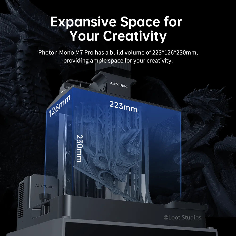 ANYCUBIC Photon Mono M7 Pro - 10.1" 14K Resin 3D Printer