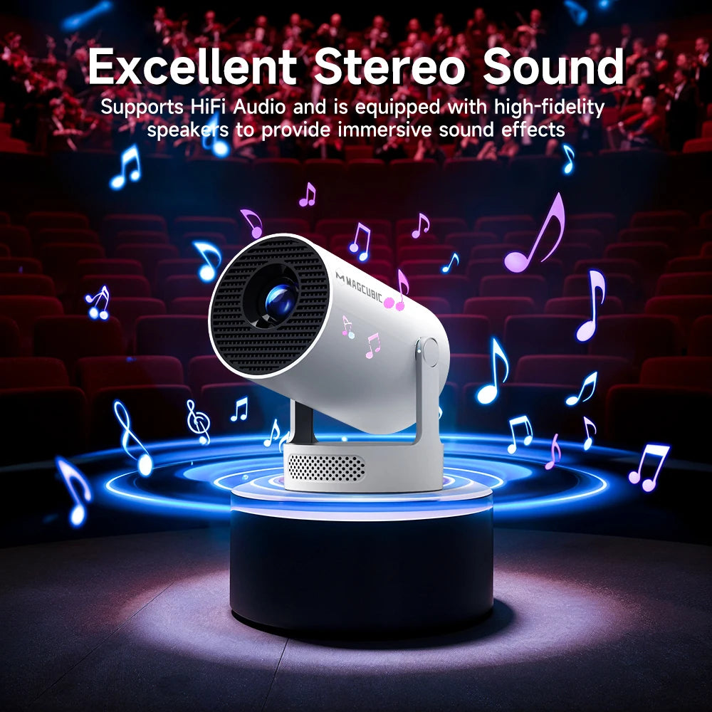 Magcubic HY300 Pro+ Smart Projector - Android 14, Dual WiFi, 290 ANSI